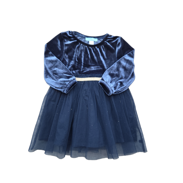 Robe velours 12 mois fille Obaïbi, seconde main automne/hiver