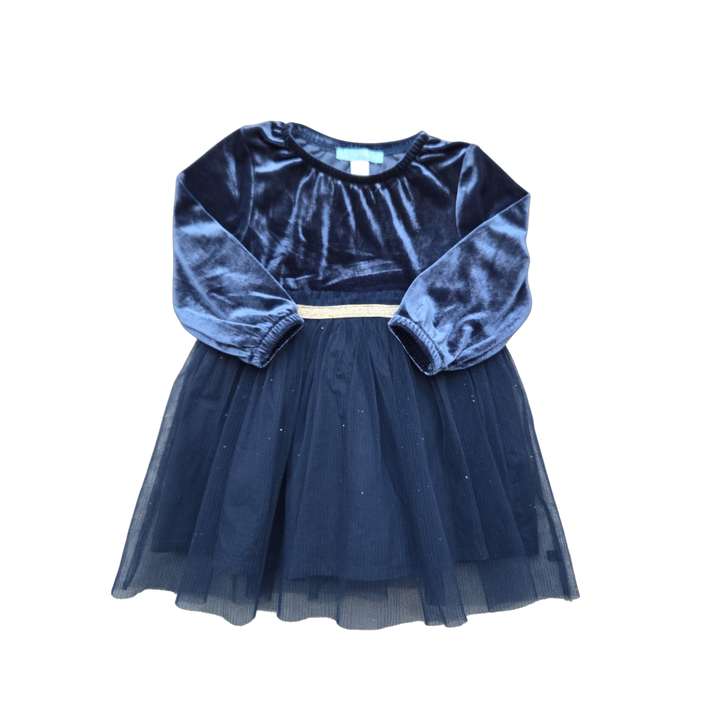 Robe velours 12 mois fille Obaïbi, seconde main automne/hiver
