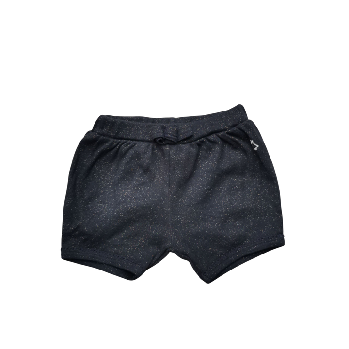 Short bleu marine Petit Bateau pour bébé 6 mois, vêtement d’occasion de qualité.