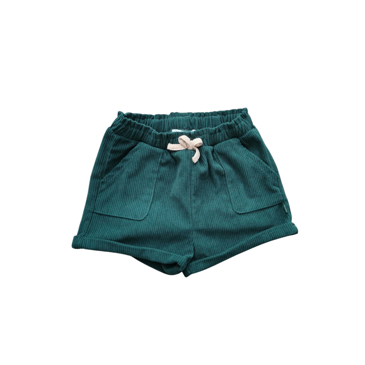 Short velours vert fille 23 Mois Obaibi vêtements enfant occasion